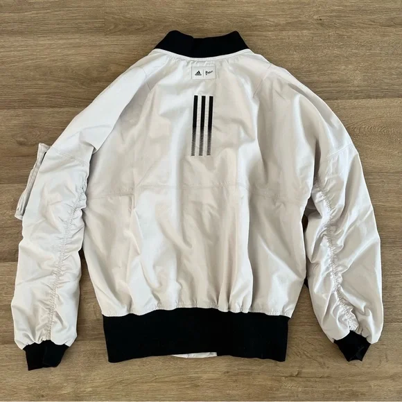 NWT Adidas Originals Parley Bomber Jacket Men’s Full Zip Windbreaker - Picture 8 of 9